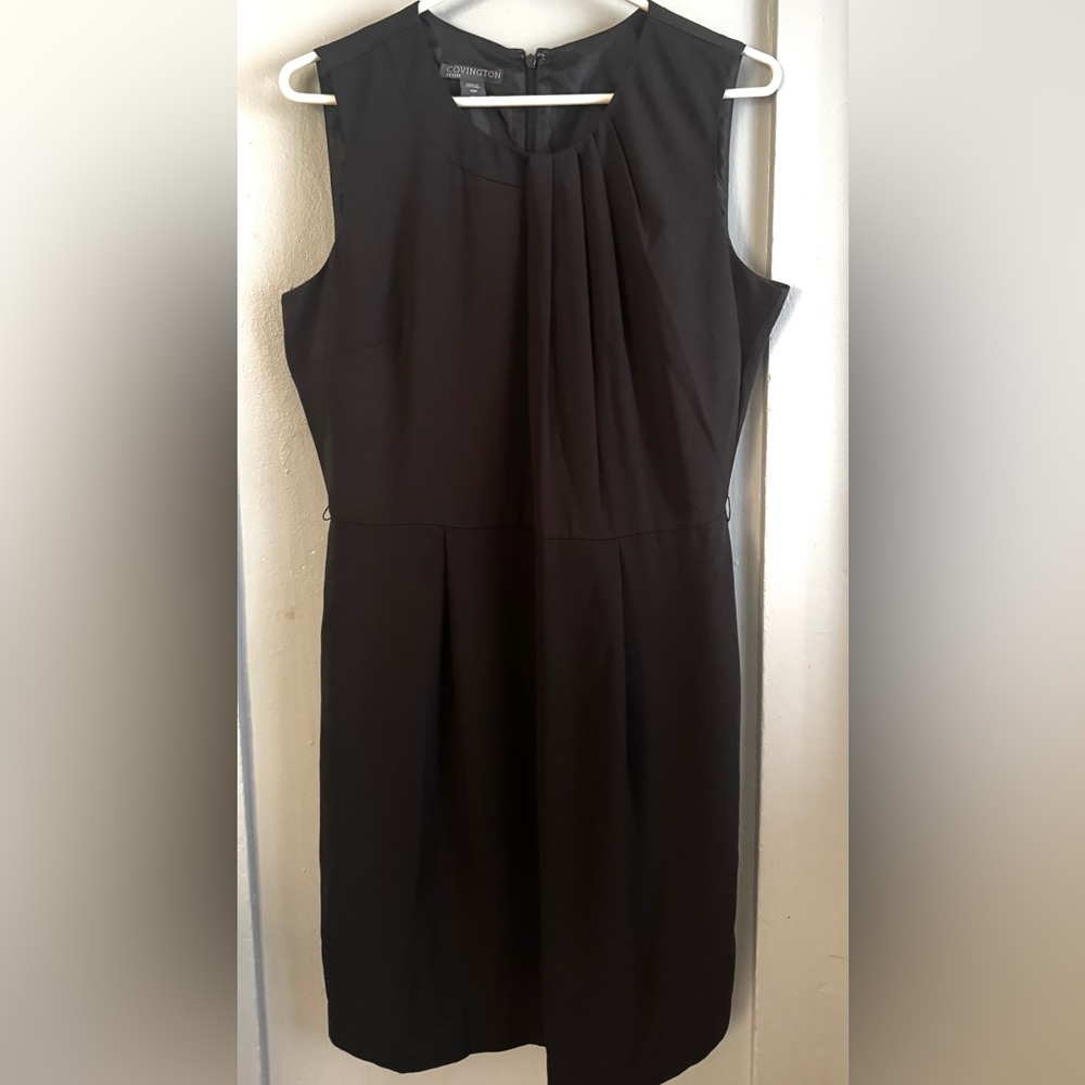 Covington Black Sleeveless Dress